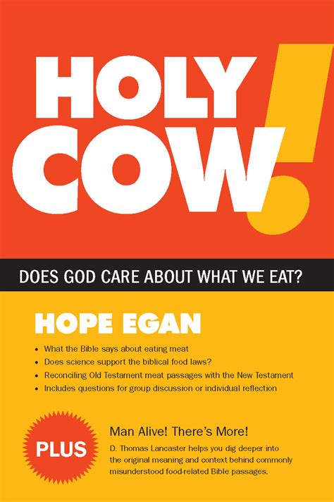 holy cow does god care about what we eat? Kindle Editon